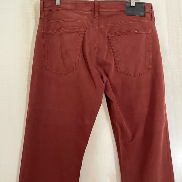 AG Adriano Goldschmied the graduate tailored leg rust pants jeans, size 14 - Picture 5 of 16